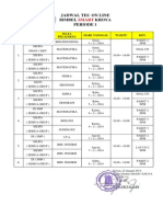 Jadwal Tes Online