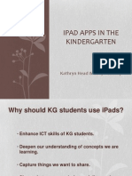 ipad apps in the kindergarten