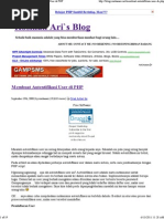 Download MembuatAutentifikasiUserdiPHP by Mas Toyiman SN201646232 doc pdf