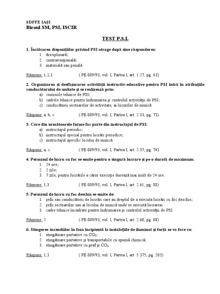 Teste Psi | PDF