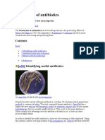 Production of Antibiotics