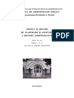 Tehnici Si Metode de Elaborare Si Adoptare A Deciziei Administrative