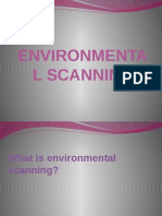 Environmenta L Scanning