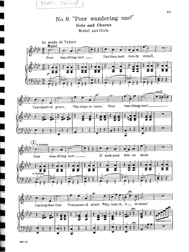 08 Poor Wandering One Score | PDF