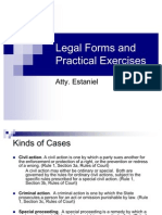  Legal Forms and Practical Exercises by Prof Estaniel