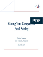 Valuating Your Company For Fund Raising