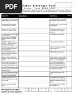 002 - Syllabus Scavenger Hunt