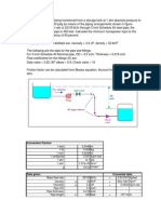 Pressure Drop Across Pipelines