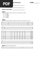 015 - Tables Worksheet Page