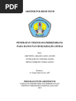 Download Penerapan Teknologi Berkembang Pada Bangunan Burj Khalifa by Dewa Lagoa SN201664750 doc pdf