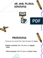 Singular and Plural Pronouns