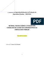 16 - Material Técnico Sobre A Atuação Dos Conselhos de Classe Nas Agroindústrias Da Agricultura Familiar