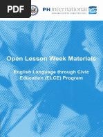 Download Manual of ELCE Program Open Lesson Week Materials by ElceOnline SN201674925 doc pdf
