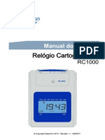 Manual RC 1000  Relógio de Ponto