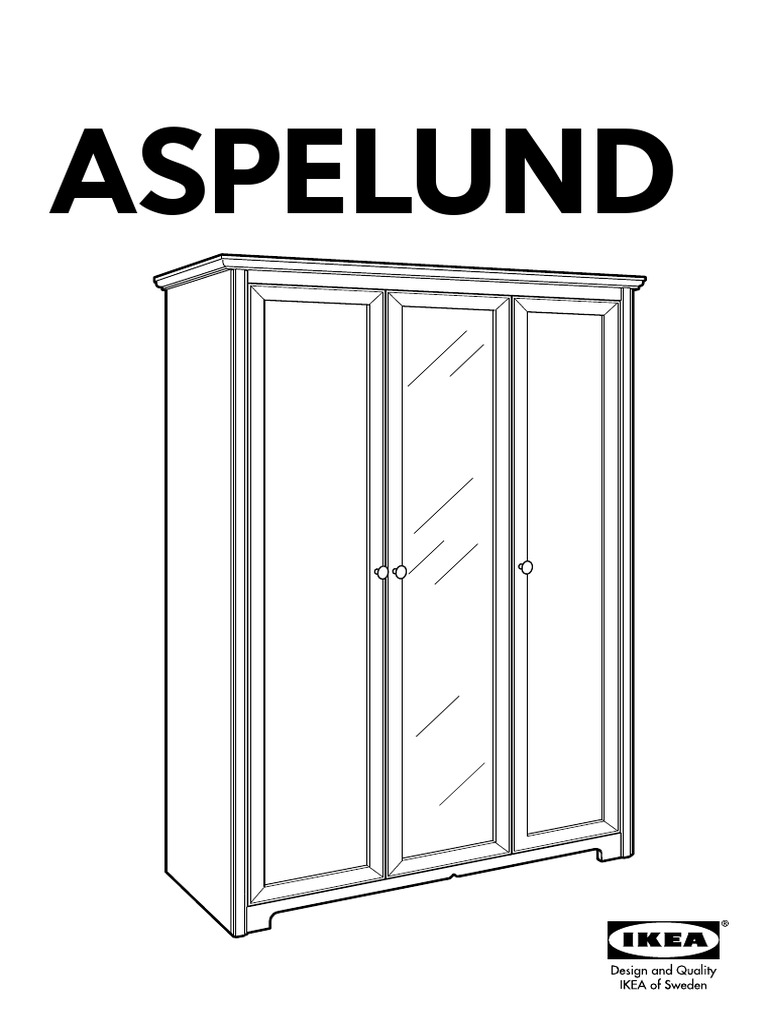 Aspelund Wardrobe Assembly Guide