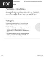 Como usar os públicos personalizados do Facebook | Facebook para empresas