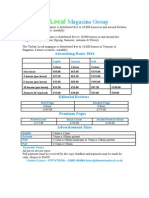 Rate Card 2014