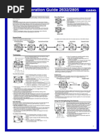 Operation Guide 2632/2805