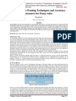 Various Rule Pruning Techniques and Accuracy Measures For Fuzzy Rules