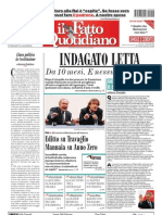 Il Fatto Quotidiano First Issue 20090923