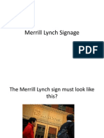 Merrill Lynch Signage