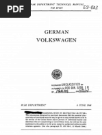Download 1944 Technical Manual TM E9-803-1 German Volkswagen by Herbert Hillary Booker 2nd SN20170934 doc pdf
