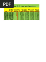 RD Calculator