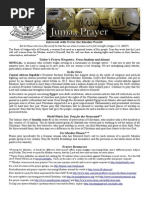 Jumaa Prayer Bulletin 24 January 2014