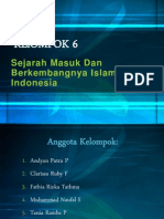 SEJARAH Masuk Dan Berkembangnya Islam Di Indonesia