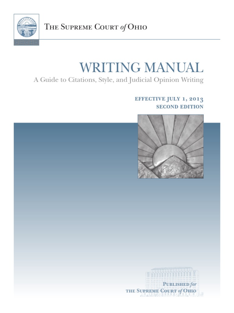 Writing Manual PDF Case Citation California Courts Of Appeal