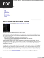 Download Veil - A Payload Generator to Bypass Antivirus _ Christopher Truncers Website by Amit Pandey SN201754030 doc pdf