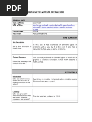 website review 1