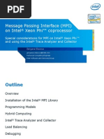 6 MPI on Intel Xeon Phi Coprocessor