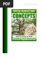 Download Green Marketing Concepts   by Mary Jane SN20178480 doc pdf