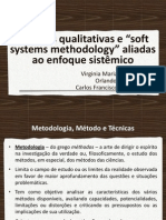 Técnicas qualitativas e “soft systems methodology” aliadas ao enfoque sistêmico