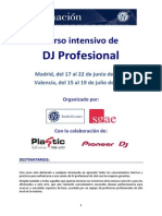 Curso de DJ Profesional 2 Valencia 2013