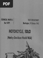 1941) Technical Manual TM 9-879 Harley Davidson WLA | PDF