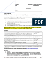 Span 115-MW Syllabus Spring 2014 