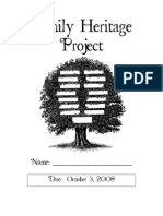 September Family Heritage Project