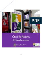 Pitt Meadows Corporate Plan Financial Overview - 2014