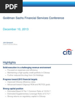 Citibank CFO Presentation