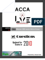 Free CBE ACCA F3 Financial Accounting Mock Exam