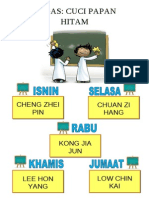 Jadual Tugas 2 Ihsan - Padam Papan Hitam