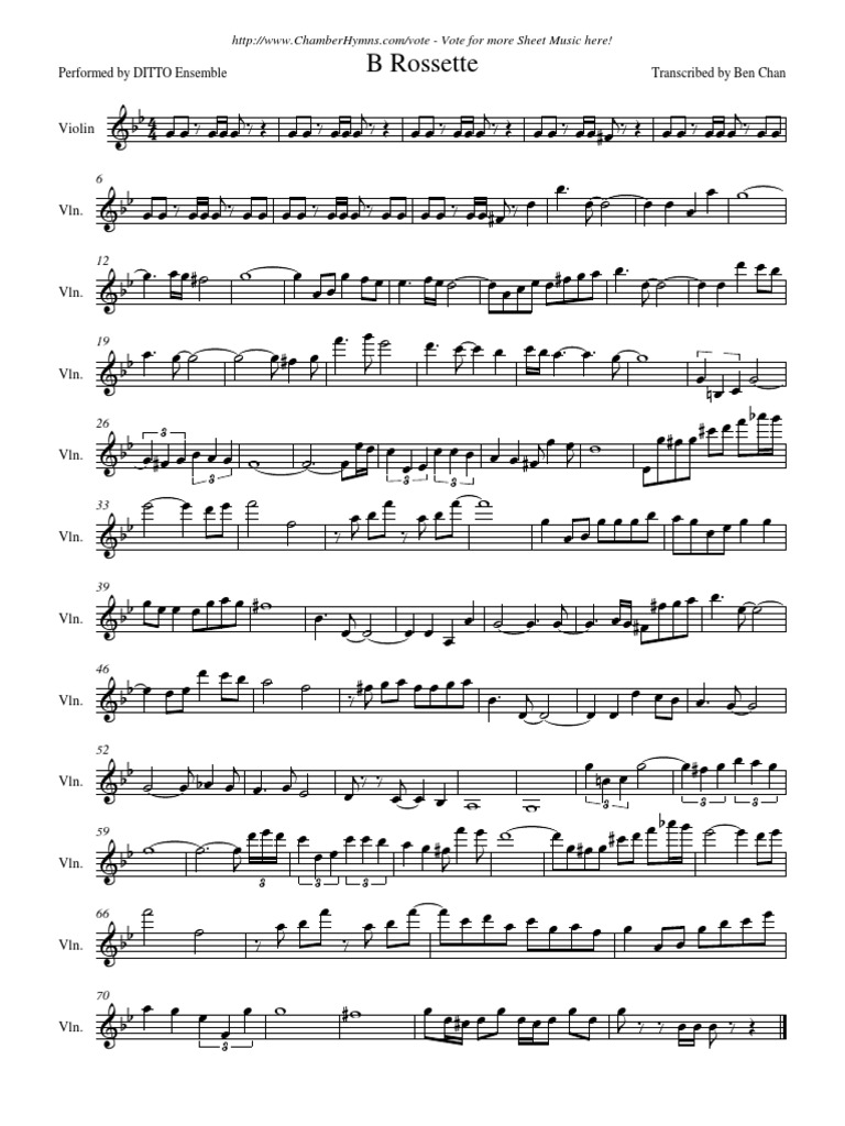 B Rossette Ditto By Ben Chan