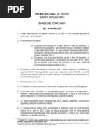 PREMIO NACIONAL DE POESÍA JAVIER HERAUD 2014