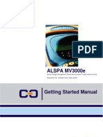 MV 3000 Getting Started Manual