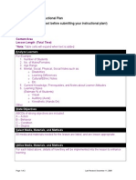 ASSURE Model Instructional Plan (Note: Delete Text Before Submitting Your Instructional Plan!)