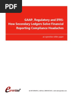 GAAP Regulatory and IFRS How Secondary Ledgers Solve Financial Reporting Compliance Headaches