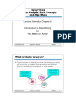 Chap8 Basic Cluster Analysis