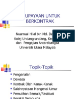 Keupayaan Untuk Berkontrak